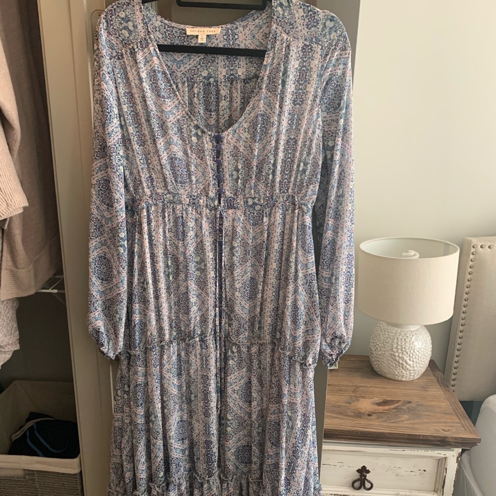 London Rose maxi dress and/or kimono